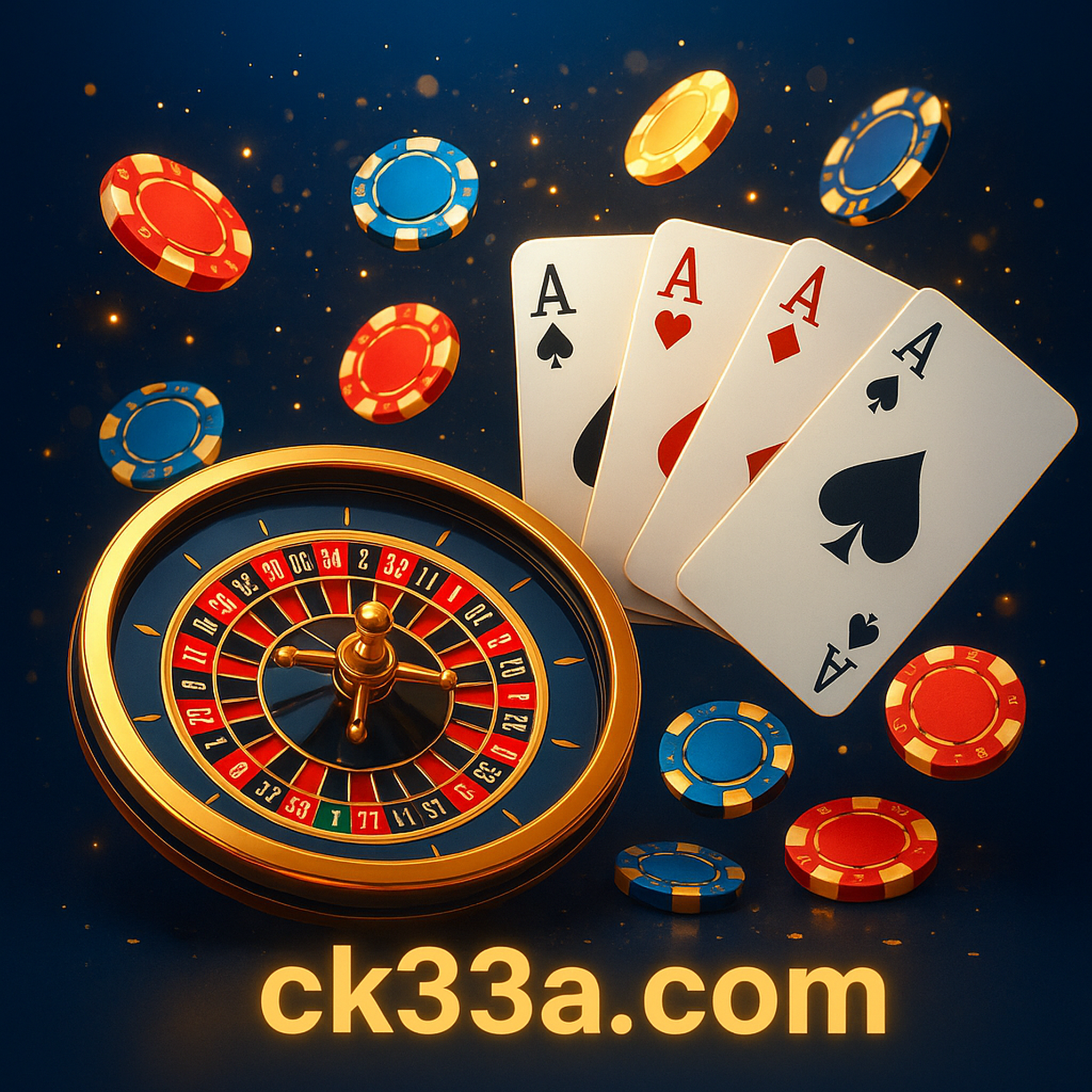 CK33–এর গেম লবিকে প্রতিনিধিত্ব করে একটি উজ্জ্বল ও জীবন্ত কোলাজ, যেখানে বহু ধরনের গেম-উপাদান ও লাইভ কনটেন্ট রয়েছে